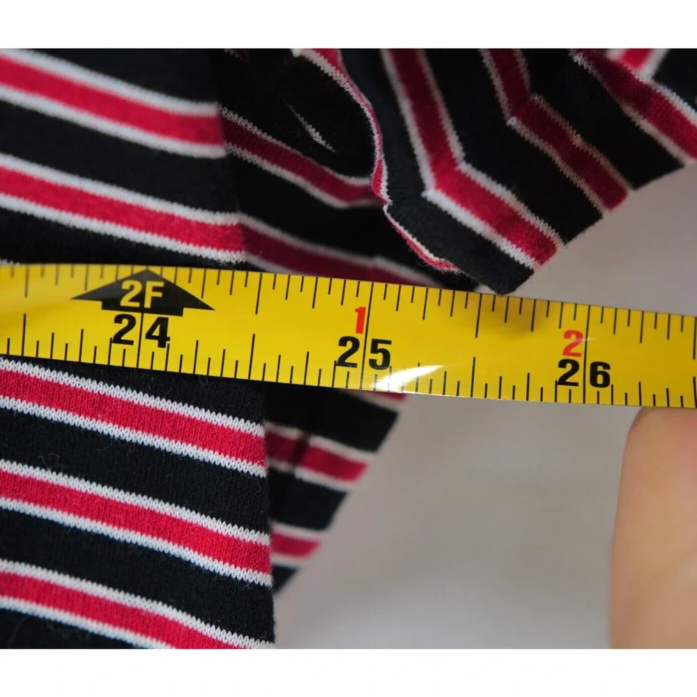 Ralph Lauren Polo Golf Shirt XL Red Black Pony Mens Striped